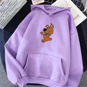 Scooby Doo Print Hoodie Size S